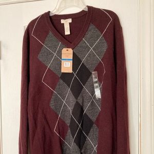 Dockers Argyle mens sweater